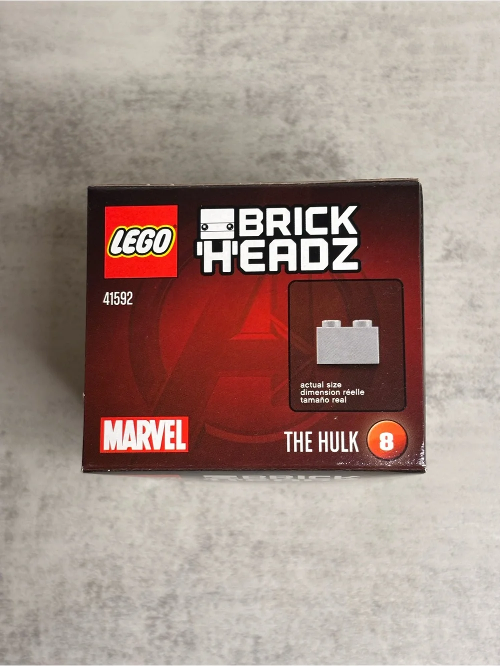 Lego Marvel BrickHeadz The Hulk Set (#41592)